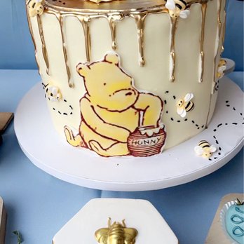Cre8ive Cake and Candy - Winnie the Pooh Baby Shower cake - Desserts Near Me Cre8ive Cake and Candy - Winnie the Pooh Baby Shower cake - Desserts Near Me