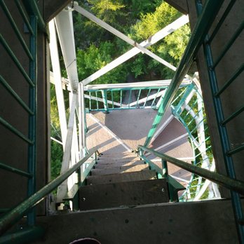 Lake Temagami Fire Tower - Last leg of stairs to top of tower - Hiking Near Me - Temagami, Ontario
