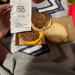 McDonald's - Order tag, wrong order.