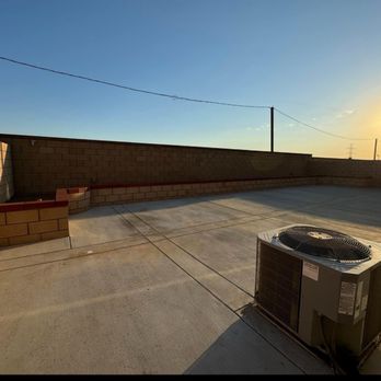 MTS Landscape - After: Backyard cemented and planters. - Masonry/Concrete Near Me - Moreno Valley, California