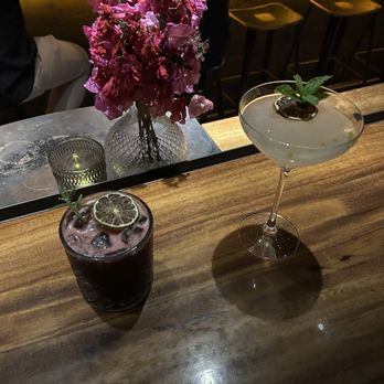 Outpost - Lavender Martini and Smokey Jamaica Margarita. - Mexican Near Me - Cabo San Lucas, BCS Outpost - Lavender Martini and Smokey Jamaica Margarita. - Mexican Near Me - Cabo San Lucas, BCS