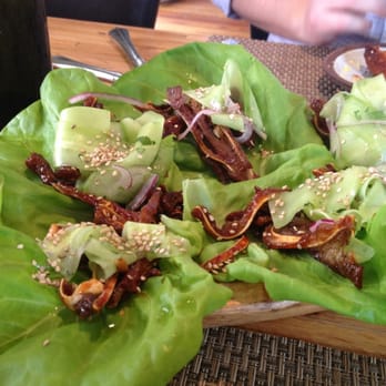 Husk - Pig ear lettuce wraps... Yum! - American Near Me - Charleston, South Carolina Husk - Pig ear lettuce wraps... Yum! - American Near Me - Charleston, South Carolina