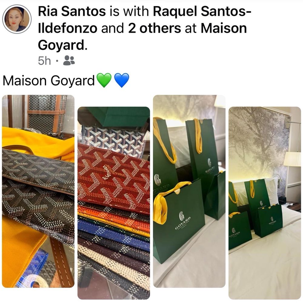Maison Goyard - Le Chic du Chien - Happy campers after purchase - Leather Goods Near Me - Paris, 75
