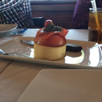 La Vaca Argentina - Baked cheese with roasted tomato and red pepper. - Steakhouses Near Me - Guadalajara, JAL