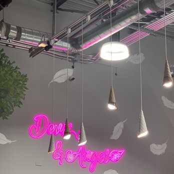 Devil & Angel Desserts - Ice cream cones light shade - Bubble Tea Near Me - Concord, California