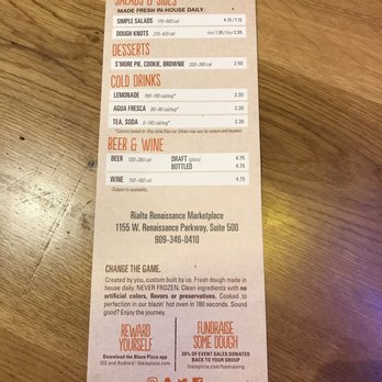 Blaze Pizza - Salad Near Me - Rialto, California