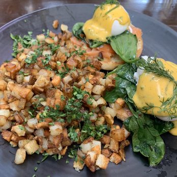 Blu Jam Cafe - Norwegian Benedict - Breakfast & Brunch Near Me - Sherman Oaks, California Blu Jam Cafe - Norwegian Benedict - Breakfast & Brunch Near Me - Sherman Oaks, California
