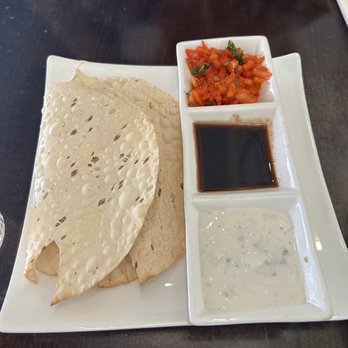 PIND Indian Cuisine - Starter papad - Indian Near Me - Ashburn, Virginia PIND Indian Cuisine - Starter papad - Indian Near Me - Ashburn, Virginia