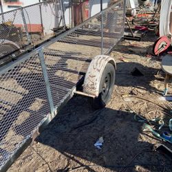 Desert Trailer Repairs - 2ft sides added to utility trailer.