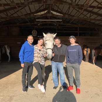 Juckas Riding Stables - Family picture after the ride - Horseback Riding Near Me - Pine Bush, New York Juckas Riding Stables - Family picture after the ride - Horseback Riding Near Me - Pine Bush, New York