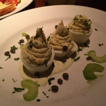 Beatrix - Potato salad deviled eggs. The sauce and capers make it super refreshing...not your typical recipe. Delish! - New American Near Me - Chicago, Illinois