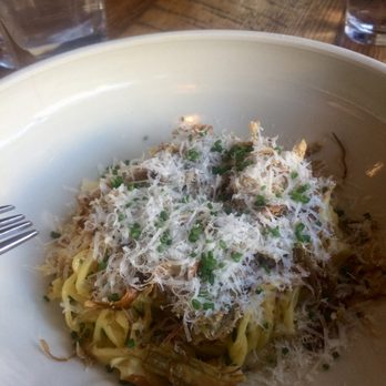 Rich Table - Tajarin, Barigoule, Crispy Artichoke, Mitica Sardo - New American Near Me - San Francisco, California