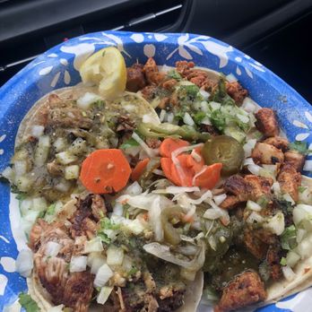 Pacheco’s Mexican Grill - 2 grilled chicken, 2 carnitas tacos - Mexican Near Me - Pacheco, California