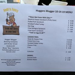 Noth’n Fancy - Menu