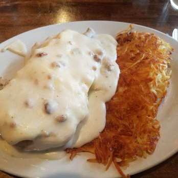 Shirley's Diner - Biscuits, sausage,scrambled eggs, gravy with hashbrowns. - Diners Near Me - Omaha, Nebraska Shirley's Diner - Biscuits, sausage,scrambled eggs, gravy with hashbrowns. - Diners Near Me - Omaha, Nebraska