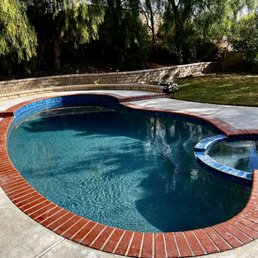 Reverse Tahoe Pebbletec by San-Rock, and Tidal Blue 6x6 Tile from Universal Tile Co. Reverse Tahoe Pebbletec by San-Rock, and Tidal Blue 6x6 Tile from Universal Tile Co.