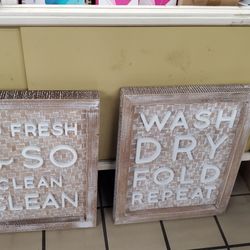 Townline Unlimited Bargain Barn - Half price laundry room art