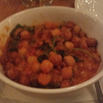 Amada - Garbanzos con Espinacas. This is meh but very interesting smokey flavor. - Tapas Bars Near Me - Philadelphia, Pennsylvania
