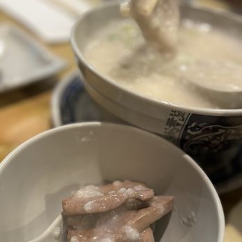 Mike's Noodle House - 豬腰腩粥 cooked perfectly - Cantonese Near Me - Seattle, Washington