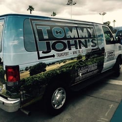 Tommy John's Wine and Brew Tours - All aboard the Tommy John's tour "bus"!