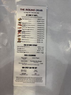 Menu photo 2 The Boiling Crab Las Vegas, NV Menu photo 2 The Boiling Crab Las Vegas, NV