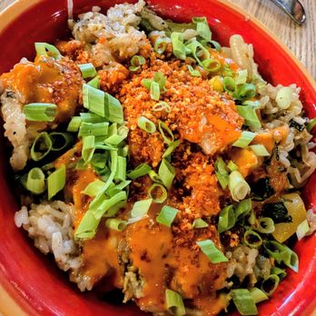 Brassica Kitchen & Cafe - Fried Rice, our host said this is normally a huge win for her tonight for me it was a bit mushy. I was also very full so? - New American Near Me - Jamaica Plain, Massachusetts