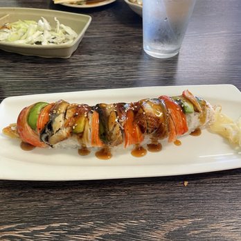 Fuji Sushi - dragon roll - Sushi Bars Near Me - Turlock, California