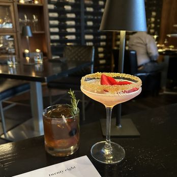 Twenty Eight - Left: central park ($24). Right: the rebel ($18) - Steakhouses Near Me - Irvine, California Twenty Eight - Left: central park ($24). Right: the rebel ($18) - Steakhouses Near Me - Irvine, California
