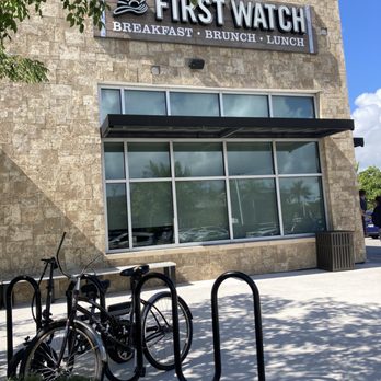 First Watch - Exterior with bike rack - Breakfast & Brunch Near Me - Delray Beach, Florida