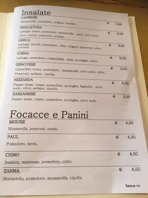 Menu photo 1 BAR Massimo di Cargiolli Massimo Sarzana, SP