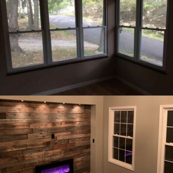 Big J Handyman Services - Accent Palette Wall with Electric Fireplace - Handyman Near Me Big J Handyman Services - Accent Palette Wall with Electric Fireplace - Handyman Near Me