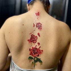 Smokin’monkeys tattoo lounge - A beautiful creation  
Please stop by the shop , And see us about your next piece !
