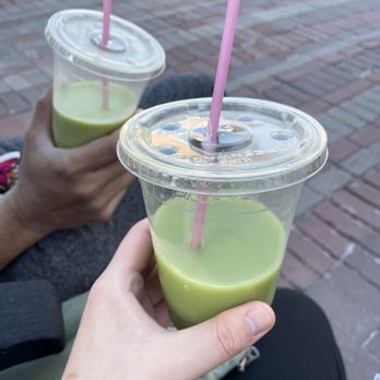 Dobra Tea - Two different matcha bases teas - the minty one was better - Tea Rooms Near Me - Burlington, Vermont Dobra Tea - Two different matcha bases teas - the minty one was better - Tea Rooms Near Me - Burlington, Vermont