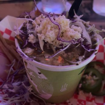 Mary Ellen's Bar & Kitchen - My loaded up posole - Sports Bars Near Me - Key West, Florida Mary Ellen's Bar & Kitchen - My loaded up posole - Sports Bars Near Me - Key West, Florida
