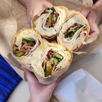 Grab & Go Subs - Turkey & Applewood Bacon
Turkey/Avocado Swiss with pickles and bacon - Sandwiches Near Me - San Diego, California Grab & Go Subs - Turkey & Applewood Bacon
Turkey/Avocado Swiss with pickles and bacon - Sandwiches Near Me - San Diego, California