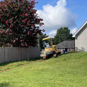 Jackson Plumbing, Heating, Cooling, Septic, Electrical - Smoothing out the ground after emplacing grey water pipe to my septic. - Heating & Air Conditioning/HVAC Near Me - Decatur, Alabama Jackson Plumbing, Heating, Cooling, Septic, Electrical - Smoothing out the ground after emplacing grey water pipe to my septic. - Heating & Air Conditioning/HVAC Near Me - Decatur, Alabama
