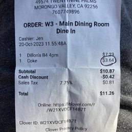 Almost $4 dollars for a fountain coke! Almost $4 dollars for a fountain coke!