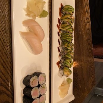 Ichi Sushi - Escolar sushi, yellowtail & scallion roll, Dragon roll (eel, cucumber, and avocado) - Chinese Near Me - Greensboro, North Carolina Ichi Sushi - Escolar sushi, yellowtail & scallion roll, Dragon roll (eel, cucumber, and avocado) - Chinese Near Me - Greensboro, North Carolina