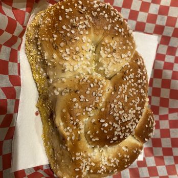 Harpoon Brewery - Salted pretzel is what they call it, but it's actually bread. - Breweries Near Me - Boston, Massachusetts