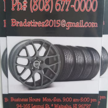 Brad's Tires - Getting new tires for hubs. - Tires Near Me - Waipahu, Hawaii Brad's Tires - Getting new tires for hubs. - Tires Near Me - Waipahu, Hawaii