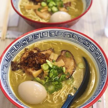 Blackbeard Ramen - Green Curry Ramen + egg - Ramen Near Me - Cliffside Park, New Jersey