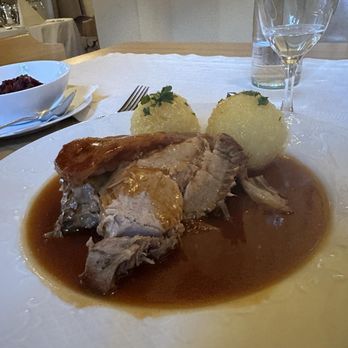 Restaurant Jägerstüberl - Bavarian Pork and Dumplings - Serbo Croatian Near Me - Grainau, BY Restaurant Jägerstüberl - Bavarian Pork and Dumplings - Serbo Croatian Near Me - Grainau, BY