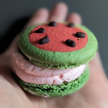 The Social Blend - Watermelon macaron - Desserts Near Me - Scarborough, Ontario The Social Blend - Watermelon macaron - Desserts Near Me - Scarborough, Ontario