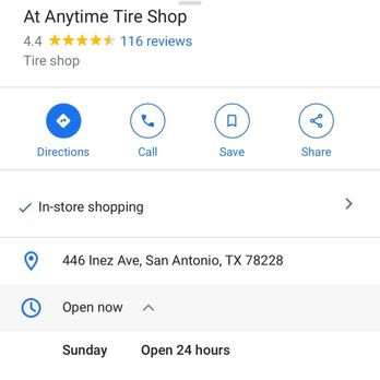 At Anytime Tire Shop - Tires Near Me