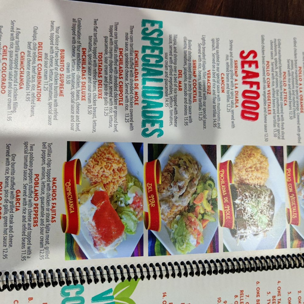 El Rey Azteca Mexican Restaurant - menu - Mexican Near Me - Ellijay, Georgia