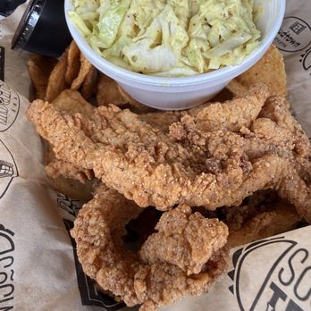 Mudtown Eat & Drink - Catfish Finger Basket - Bars Near Me - Birmingham, Alabama