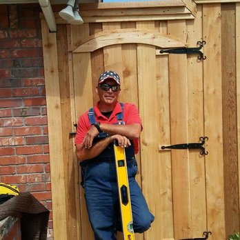 This is Built in America - This is Mr. McGuire's fencing project. - Fences & Gates Near Me This is Built in America - This is Mr. McGuire's fencing project. - Fences & Gates Near Me
