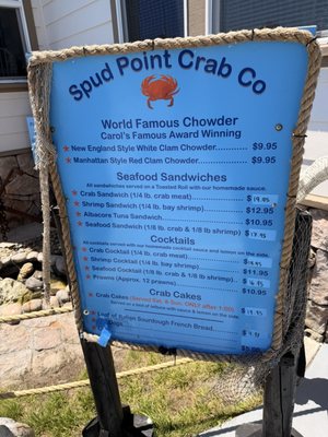 Menu photo 1 Spud Point Crab Company Bodega Bay, CA Menu photo 1 Spud Point Crab Company Bodega Bay, CA