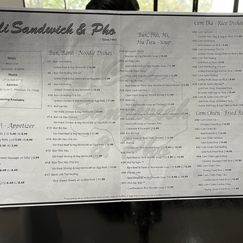 Cali Sandwich & Pho - Sandwiches Near Me - Houston, Texas