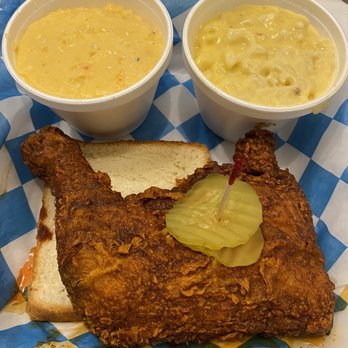 Palmer's Hot Chicken - 1/4 Nashville dark - Southern Near Me - Garland, Texas Palmer's Hot Chicken - 1/4 Nashville dark - Southern Near Me - Garland, Texas